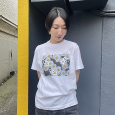 Foil daisy print s/s Tee