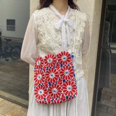 フラワー刺繍TOTE mini