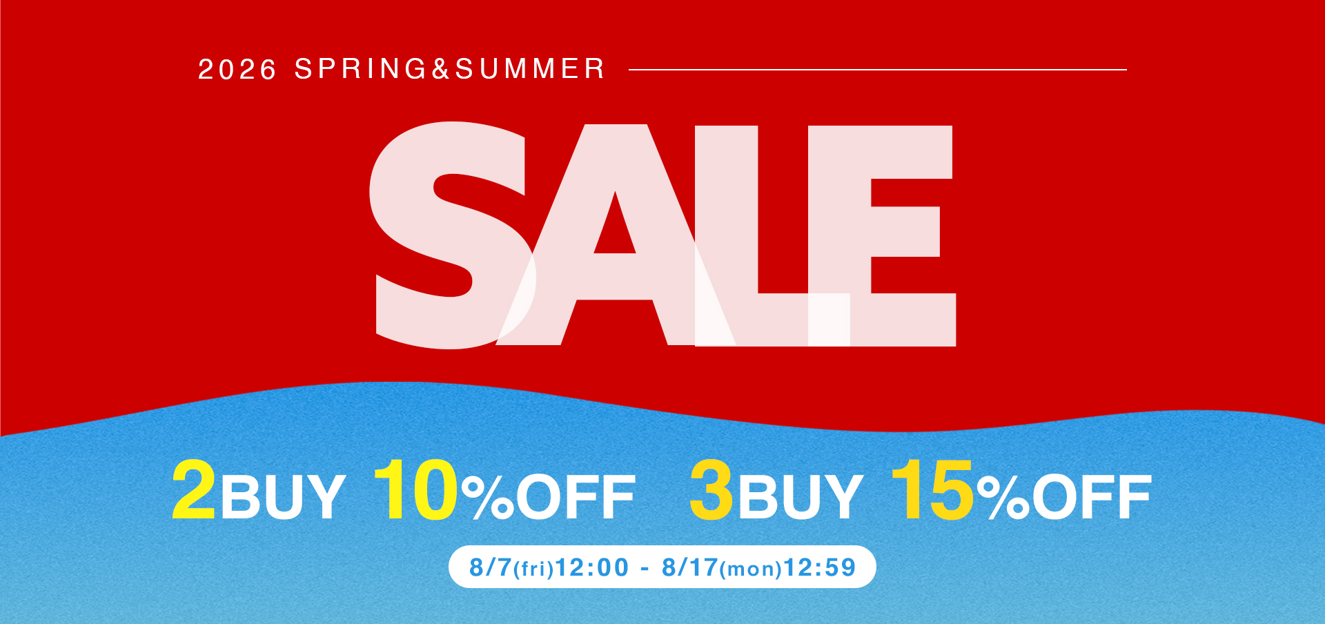 2026 Spring&Summer SALE