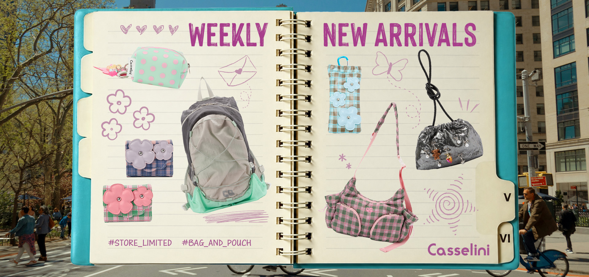 Casselini メインスライダー　WEEKLY NEW ARRIVAL 1023